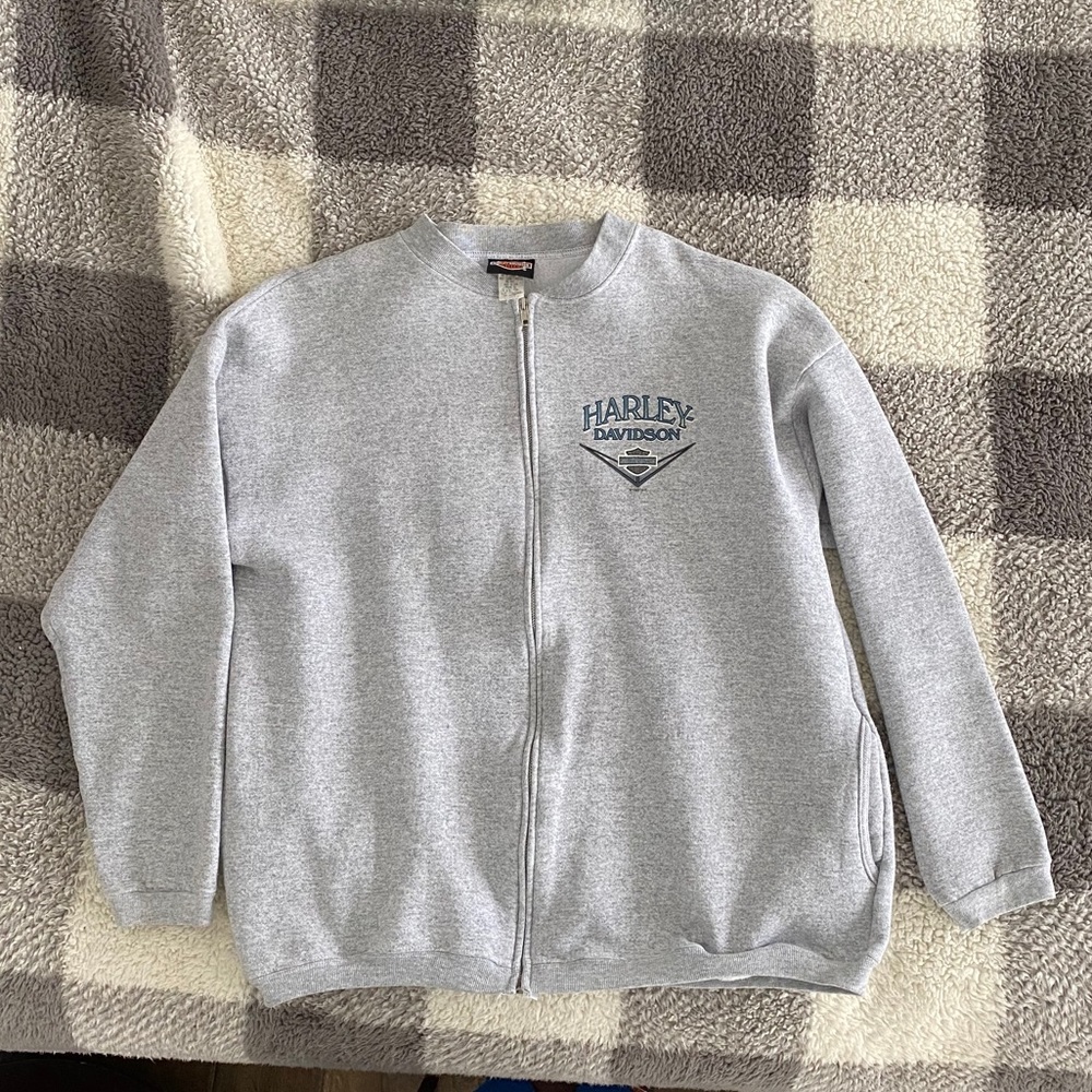 Vintage Harley Davidson Zip Up